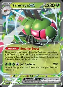 Yanmega ex — Destined Rivals — Double rare