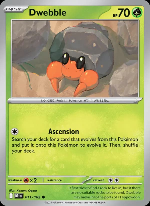 Dwebble — Destined Rivals, Common