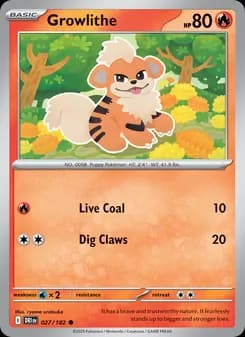 Growlithe — Destined Rivals — Common