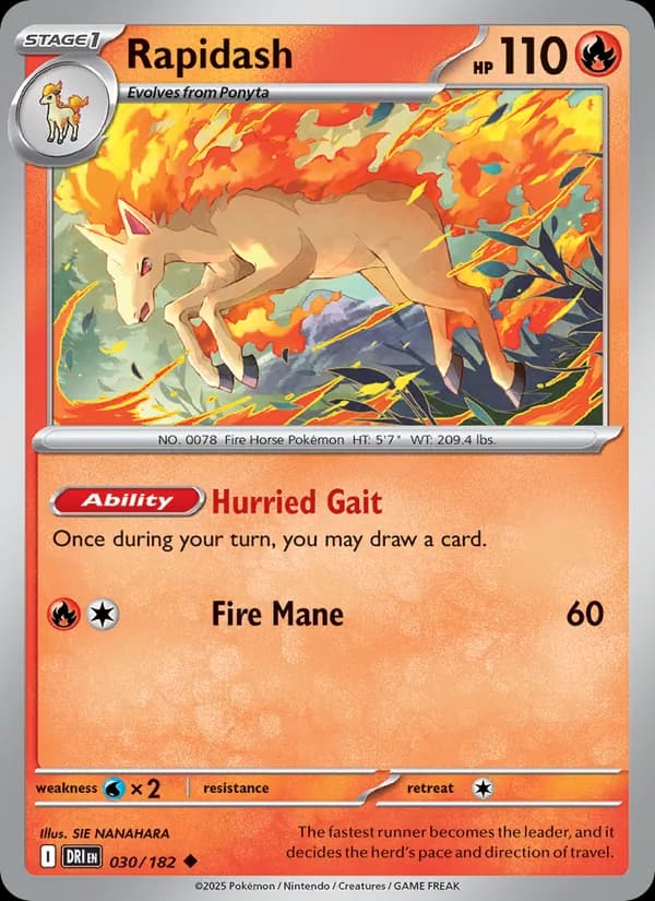 Rapidash — Destined Rivals, Uncommon