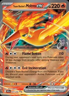 Team Rocket's Moltres ex — Destined Rivals — Double rare