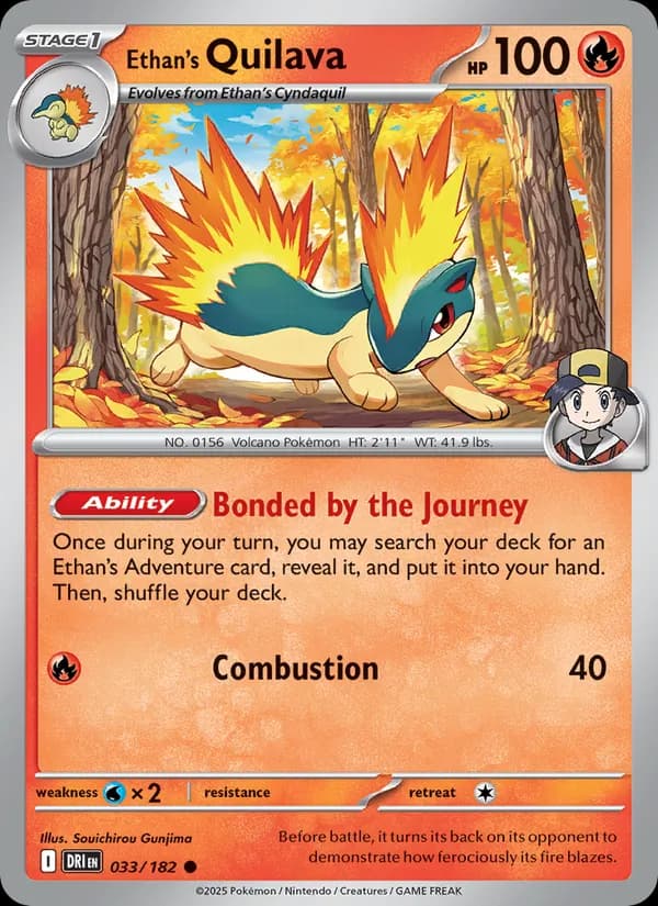 Ethan's Quilava — Destined Rivals, Common
