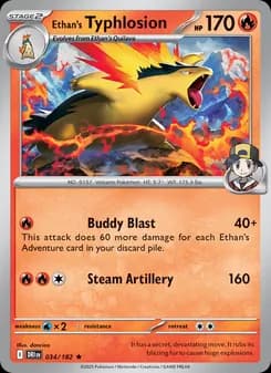 Ethan's Typhlosion — Destined Rivals — Rare