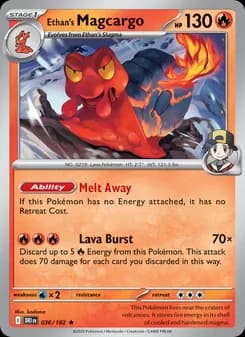 Ethan's Magcargo — Destined Rivals — Rare