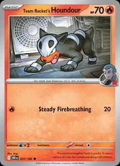 Team Rocket's Houndour — Destined Rivals — Common
