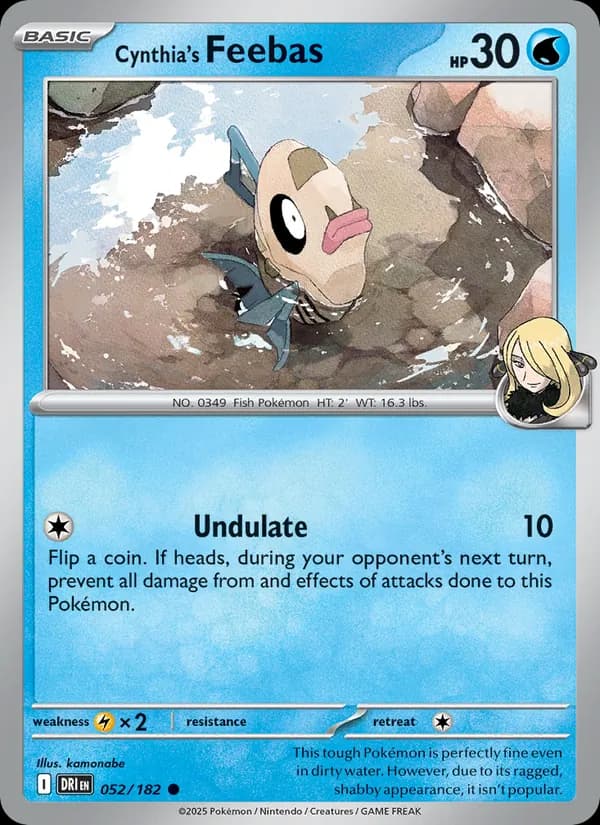 Cynthia's Feebas — Destined Rivals, Common