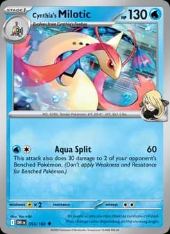 Cynthia's Milotic — Destined Rivals — Uncommon
