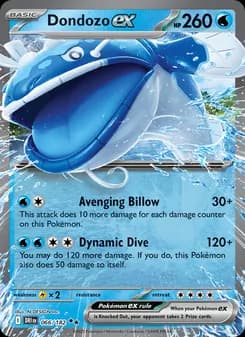 Dondozo ex — Destined Rivals — Double rare