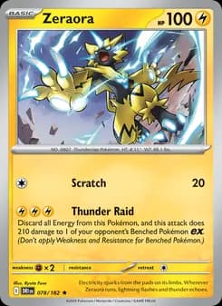 Zeraora — Destined Rivals — Rare