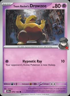 Team Rocket's Drowzee — Destined Rivals — Common
