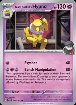 Team Rocket's Hypno — Destined Rivals — Uncommon