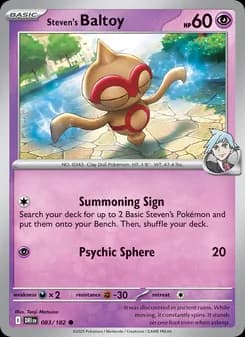 Steven's Baltoy — Destined Rivals — Common