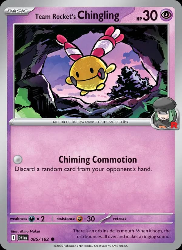 Team Rocket's Chingling — Destined Rivals, Common