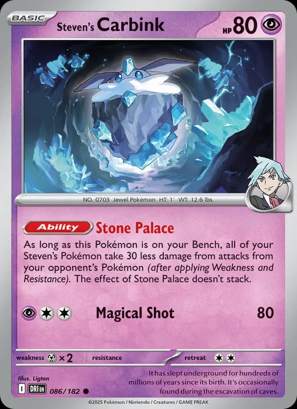 Steven's Carbink — Destined Rivals, Common