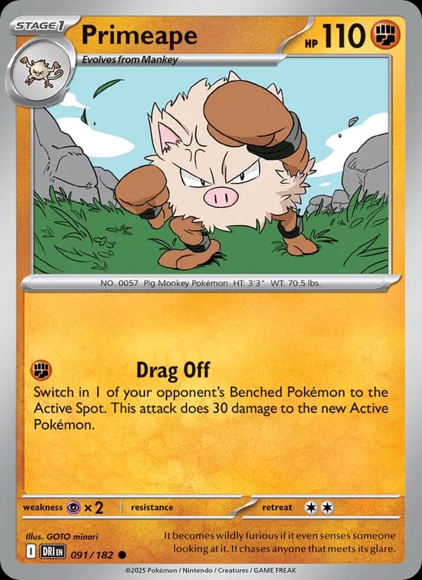 Primeape — Destined Rivals, Common