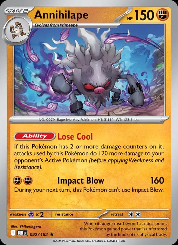 Annihilape — Destined Rivals, Rare