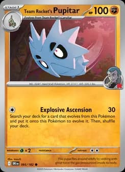 Team Rocket's Pupitar — Destined Rivals — Common