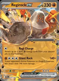 Regirock ex — Destined Rivals — Double rare