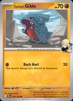 Cynthia's Gible — Destined Rivals — Common