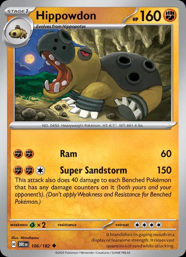 Hippowdon — Destined Rivals, Uncommon