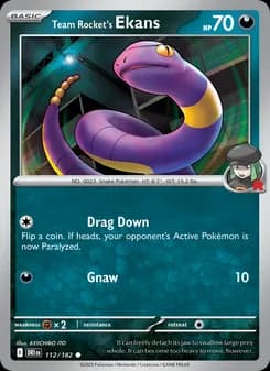Team Rocket's Ekans — Destined Rivals — Common