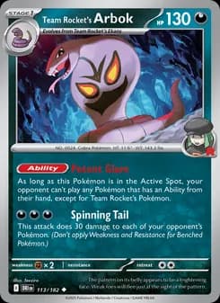 Team Rocket's Arbok — Destined Rivals — Uncommon