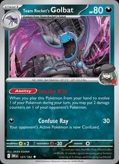 Team Rocket's Golbat — Destined Rivals — Uncommon