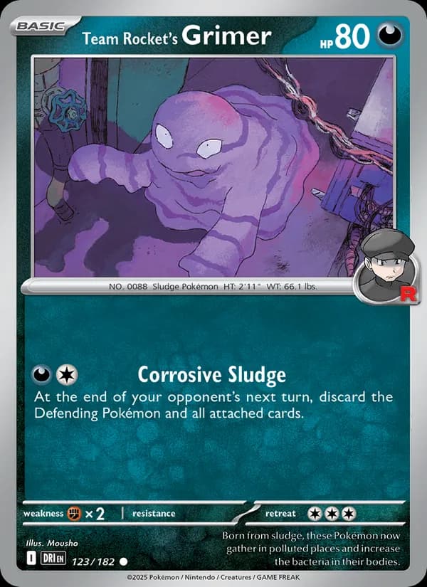 Team Rocket's Grimer — Destined Rivals, Common