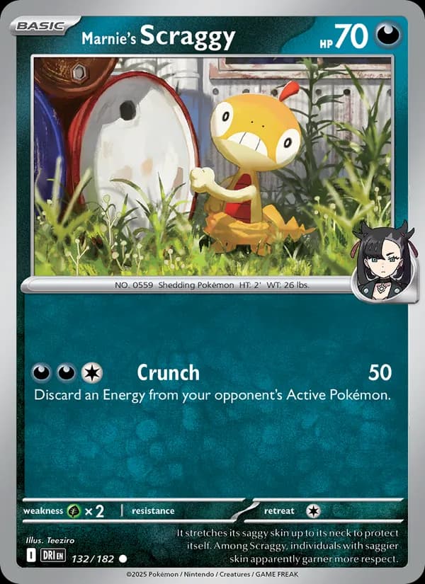 Marnie's Scraggy — Destined Rivals, Common