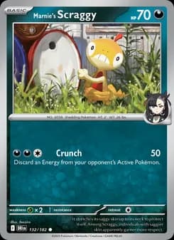 Marnie's Scraggy — Destined Rivals — Common