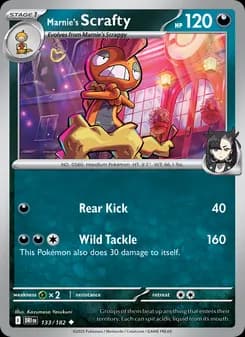 Marnie's Scrafty — Destined Rivals — Uncommon