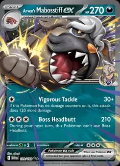 Arven's Mabosstiff ex — Destined Rivals — Double rare