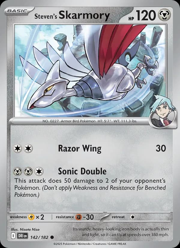 Steven's Skarmory — Destined Rivals, Common