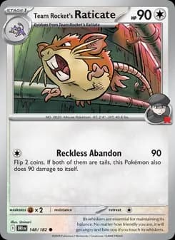 Team Rocket's Raticate — Destined Rivals — Common