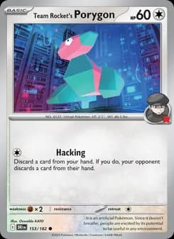 Team Rocket's Porygon — Destined Rivals — Common