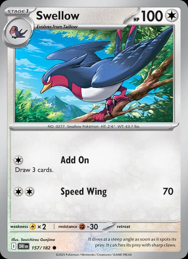 Swellow — Destined Rivals, Common