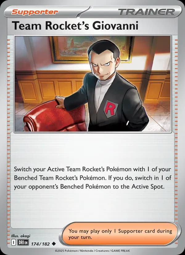 Team Rocket's Giovanni — Destined Rivals, Uncommon