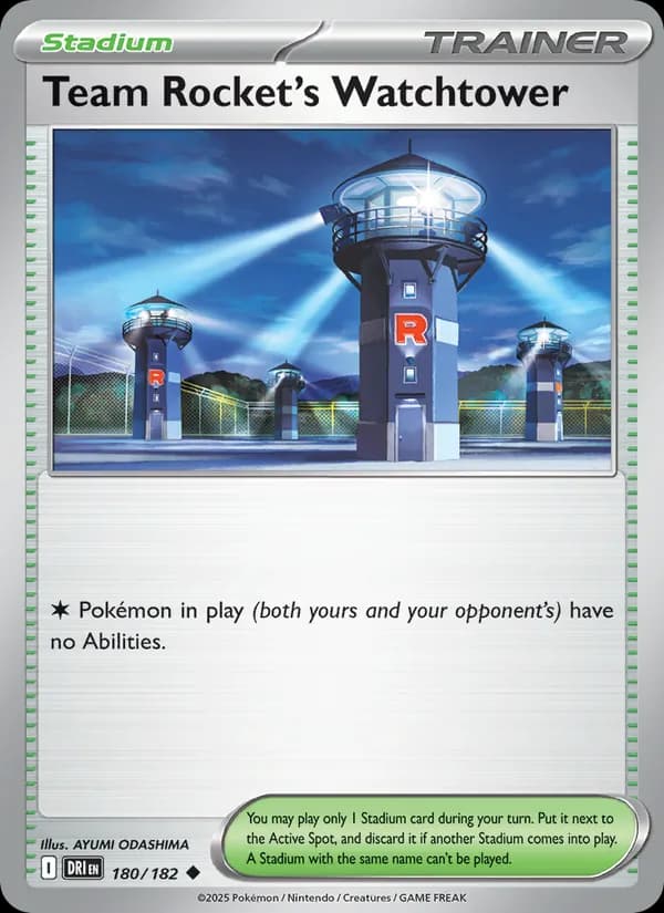 Team Rocket's Watchtower — Destined Rivals, Uncommon