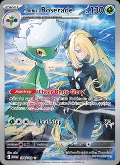Cynthia's Roserade — Destined Rivals — Illustration rare