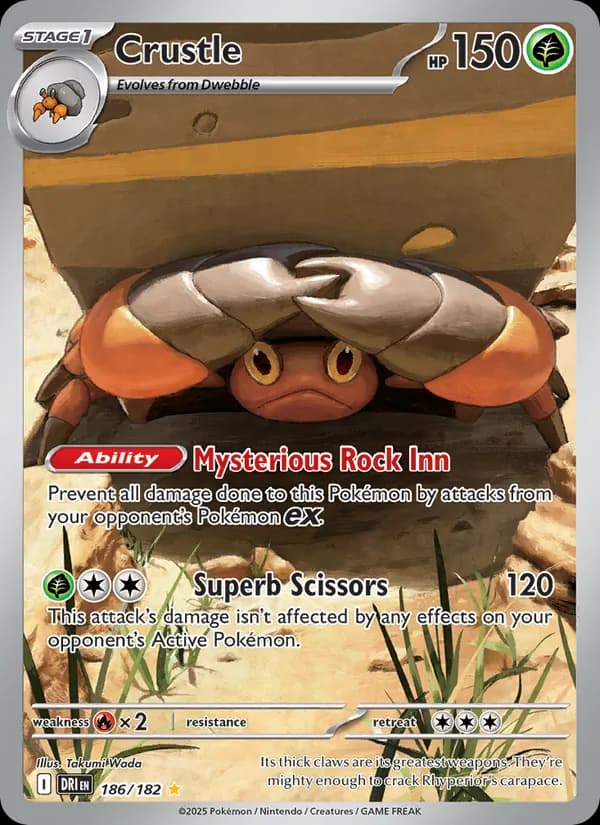 Crustle — Destined Rivals, Illustration rare