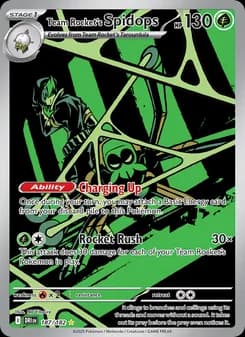 Team Rocket's Spidops — Destined Rivals — Illustration rare
