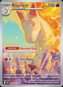 Rapidash — Destined Rivals — Illustration rare