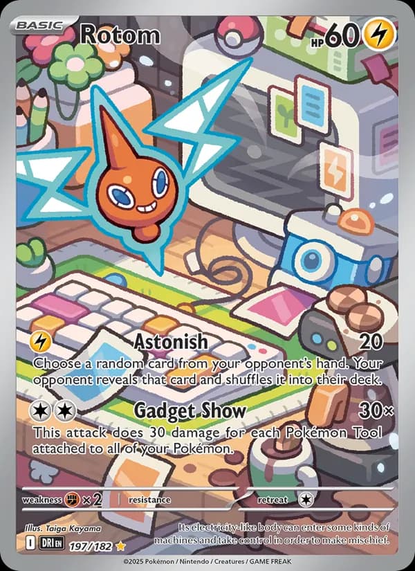 Rotom — Destined Rivals, Illustration rare