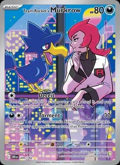 Team Rocket's Murkrow — Destined Rivals — Illustration rare