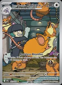 Team Rocket's Raticate — Destined Rivals — Illustration rare