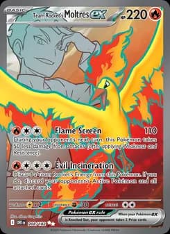 Team Rocket's Moltres ex — Destined Rivals — Ultra Rare