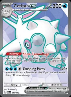 Cetitan ex — Destined Rivals — Ultra Rare