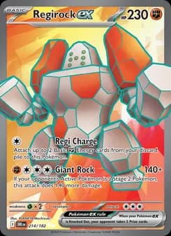 Regirock ex — Destined Rivals — Ultra Rare
