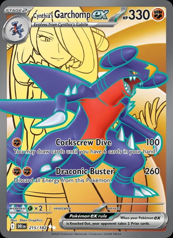 Cynthia's Garchomp ex — Destined Rivals, Ultra Rare