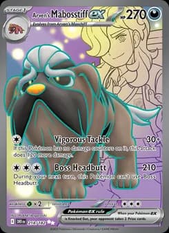 Arven's Mabosstiff ex — Destined Rivals — Ultra Rare